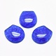Blue Watermelon Stone Glass Cabochons X-G-G760-C07-1