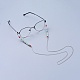 316 cadenas de anteojos de acero inoxidable quirúrgico AJEW-EH00005-03-4