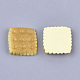 樹脂カボション  模造食品  ビスケット  ナバホホワイト  25x24.5x4.5~5mm CRES-T010-121-2