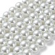 Chapelets de perles rondes en verre peint HY-Q003-12mm-01-2