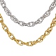 Fashionable 304 Stainless Steel Rope Chain Necklaces for Men STAS-A028-N044-L-1