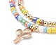 2шт 2 стильных стеклянных жемчужных ожерелья из бисера NJEW-JN03936-5