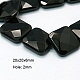 Natural Black Onyx Beads Strands G-E039-FS-20x20x6mm-1