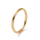 201 anillo de acero inoxidable simple y fino para mujer. RJEW-I089-27G-1