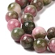 Chapelets de perles de jade teintes naturelles G-M402-C04-4