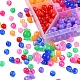 450pcs 9 couleurs perles acryliques MACR-YW0001-72-4