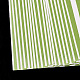 縞模様の紙  クラフト紙を包む花の花束  のし紙  ライムグリーン  74x52のCM。約20個/袋 DIY-T001-02B-1