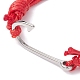 Armband aus Edelstahl in Form eines Fischhakens mit 304 Gliedern BJEW-JB09817-03-3