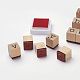 Lettere minuscole set di timbri di gomma in legno AJEW-F025-01-2
