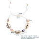Плетеные браслеты из бисера с нейлоновой нитью BJEW-JB05074-7
