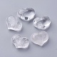 Piedra de palma de corazón de cristal de cuarzo natural G-P426-A05-1