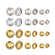 Iron & Brass Rhinestone Spacer Beads RB-TA0001-07-2