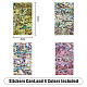 Superfindings 4 hojas 4 colores nail art stickers calcomanías MRMJ-FH0001-24-2