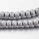 Electroplate Non-magnetic Synthetic Hematite Bead Strands G-F300-48B-F01-1