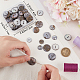 80 pieza de 4 estilos de botones de concha&nbsp;FIND-BBC0015-95B-3