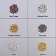 PH PandaHall 1200 PCS 6 Color Oval Faceted Spacer Beads Antique Tibetan Alloy Jewelry Beads for Bracelet Necklace Jewelry Making Supplies PALLOY-PH0012-43-2