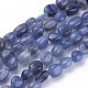Chapelets de perles en aventurine bleue naturelle G-P433-18-4