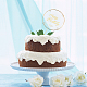 Décoration de gâteau d'anniversaire en fer fingerinspire AJEW-FG0001-34-4