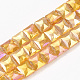 Electroplate Glass Beads Strands EGLA-S176-03-B03-1