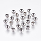 Intercalaires perles rondes en 304 acier inoxydable STAS-I050-06-6mm-1