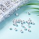 288g 26 perles acryliques blanches de style SACR-X0015-15-6
