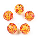 Resin Imitation Amber Beads RESI-N034-01-C01-2