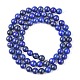 Chapelets de perles en lapis-lazuli naturel G-G099-6mm-7-3