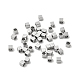201 perles cubes en acier inoxydable STAS-P319-12P-3