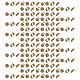 SUPERDANT Biscuit Wall Stickers 165PCS Cartoon Cookies Vinyl Waterproof DIY Food Wall Stickers Decorations for Kitchen Bakery Cookie Store Kids Room Wall Art DIY-WH0228-1051-1