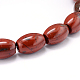Oval Natural Red Jasper Beads Strands G-F216-11-3