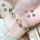 Hobbiesay 100 pièce 10 styles de capuchons de perles creux de style tibétain FIND-HY0001-49-5