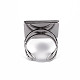 201 ajuste de anillo de almohadilla de acero inoxidable STAS-S080-041E-P-4