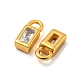 Real 18K Gold Plated 925 Sterling Silver Charms STER-K176-03E-G-3