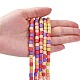 Polymer Clay Bead Strands CLAY-T001-C29-6