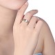 Ajustable 925 anillos de dedo del manguito de plata esterlina tailandesa RJEW-BB30344-2