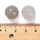 Природного серого агата бисера&nbsp;G-C254-B06-12mm-3