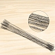 スクロールジグソーブレードスパイラル歯  木材鋸刃炭素鋼ワイヤー金属切断ハンドクラフトツール彫刻用  ステンレス鋼色  50x0.12cm WOCR-PW0006-01D-1