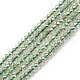 Chapelets de perles en verre électroplaqué&nbsp;EGLA-F149-FR-09-1