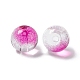 Perles en verre transparentes GLAA-P029-09-3