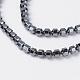 Non-Magnetic Synthetic Hematite Beads Strands G-D800-12A-1