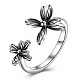 Nueva moda tailandesa anillos de plata 925 esterlina RJEW-BB33754-1