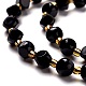 Natural Obsidian Beads Strands G-M367-07A-3