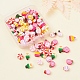 90Pcs 9 Style Handmade Polymer Clay Beads CLAY-YW0001-30-6