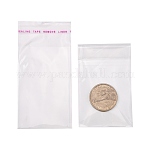 OPP Cellophane Bags, Rectangle, Clear, 10x5cm, Unilateral thickness: 0.035mm, Inner measure: 7.5x5cm
