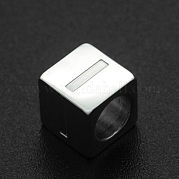 Европейские бусины из нержавеющей стали 201 STAS-N090-LA062-I