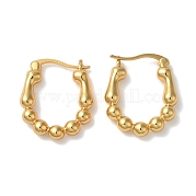 Серьги-кольца из латуни для женщин EJEW-L224-76G