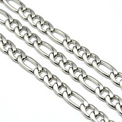 Цепи Figaro из нержавеющей стали STAS-M032-45P-1.6mm