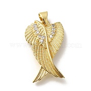 Реечное покрытие латунь с подвесками из кубического циркония KK-Z086-14G-03