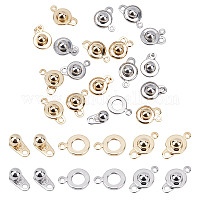 10 Pcs Jewelry Snap Button Clasps Metal Ball & Socket Clasps Buckles  Jewelry Connectors for Jewelry Necklace Bracelet Making and DIY Crafts