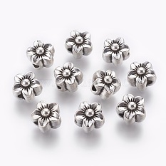 Perles en alliage de style tibétain X-MPDL-5452-AS-FF